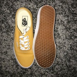 Yellow Authentic Vans sz 8 Women’s